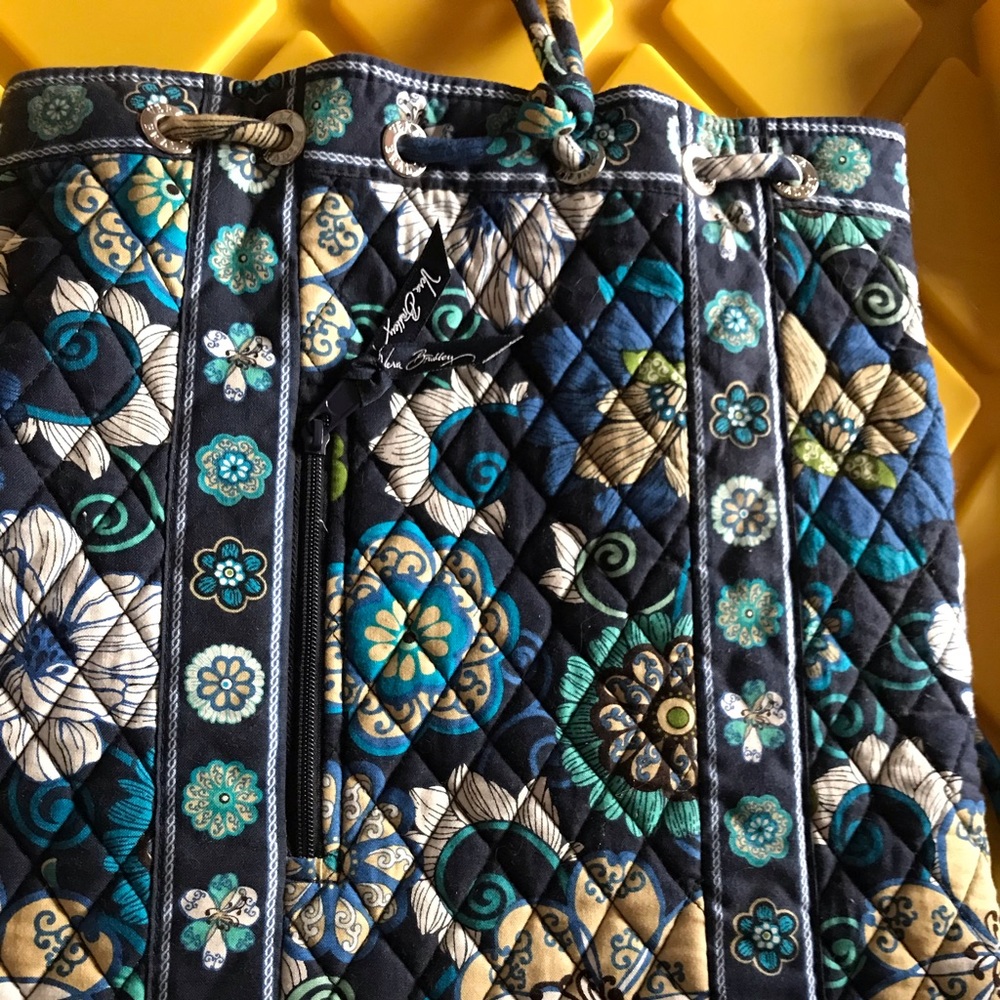 Vera Bradley Mod Floral Blue Backpack & wallet